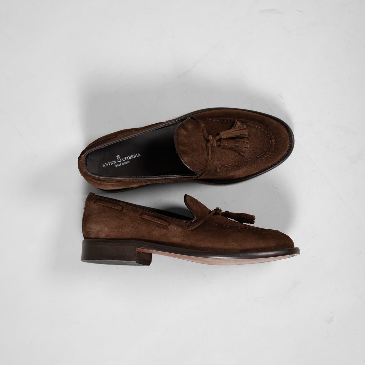 Mocassino scamosciato
