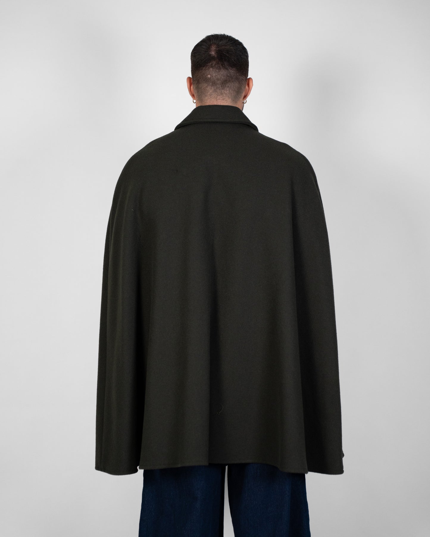 Cappotto Poncho Verde