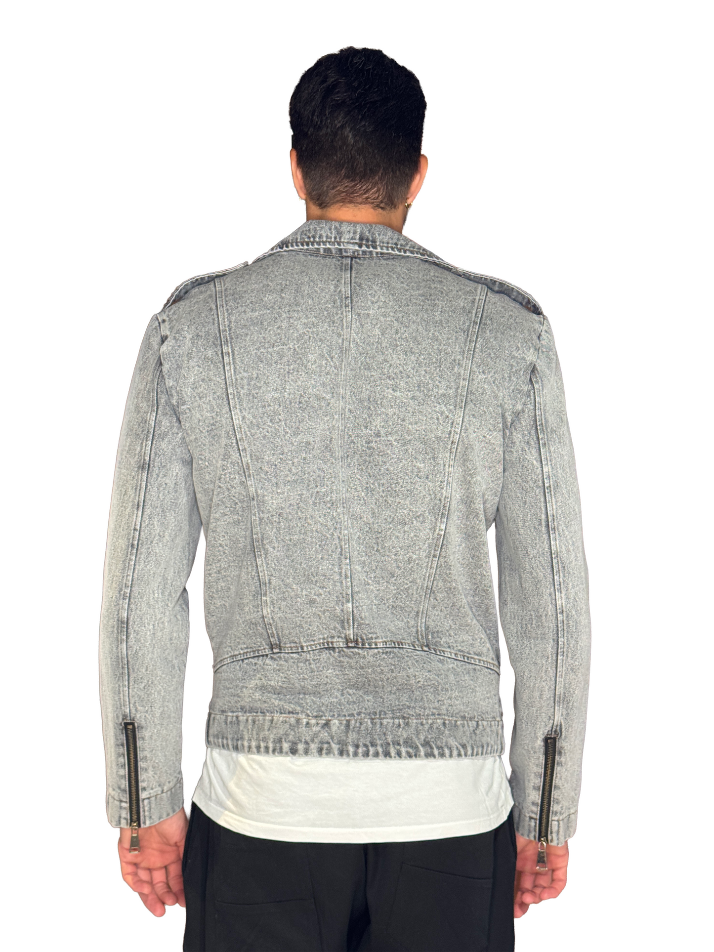 Chiodo Marmorizzato Denim
