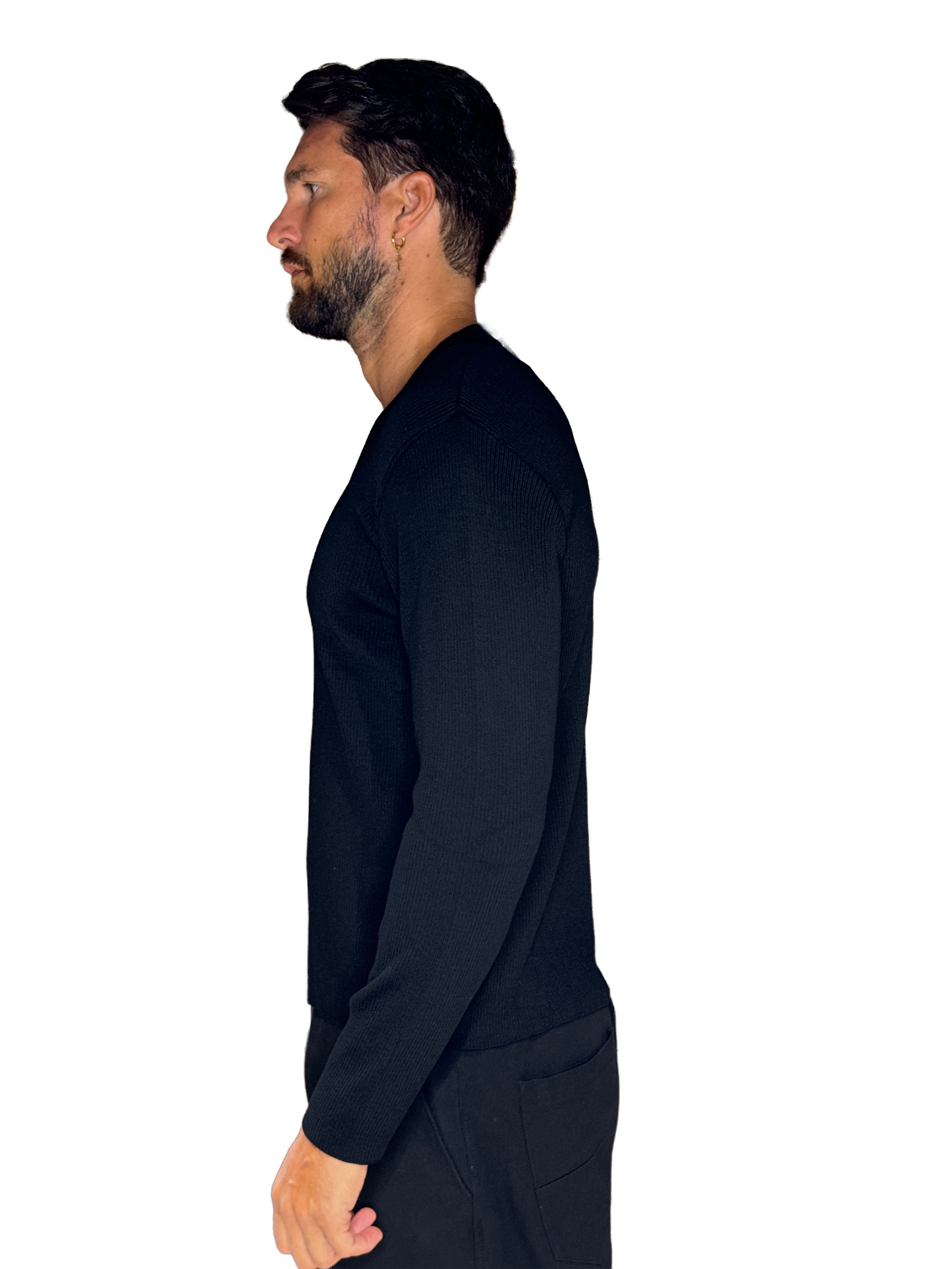 Maglia Costine V Nera