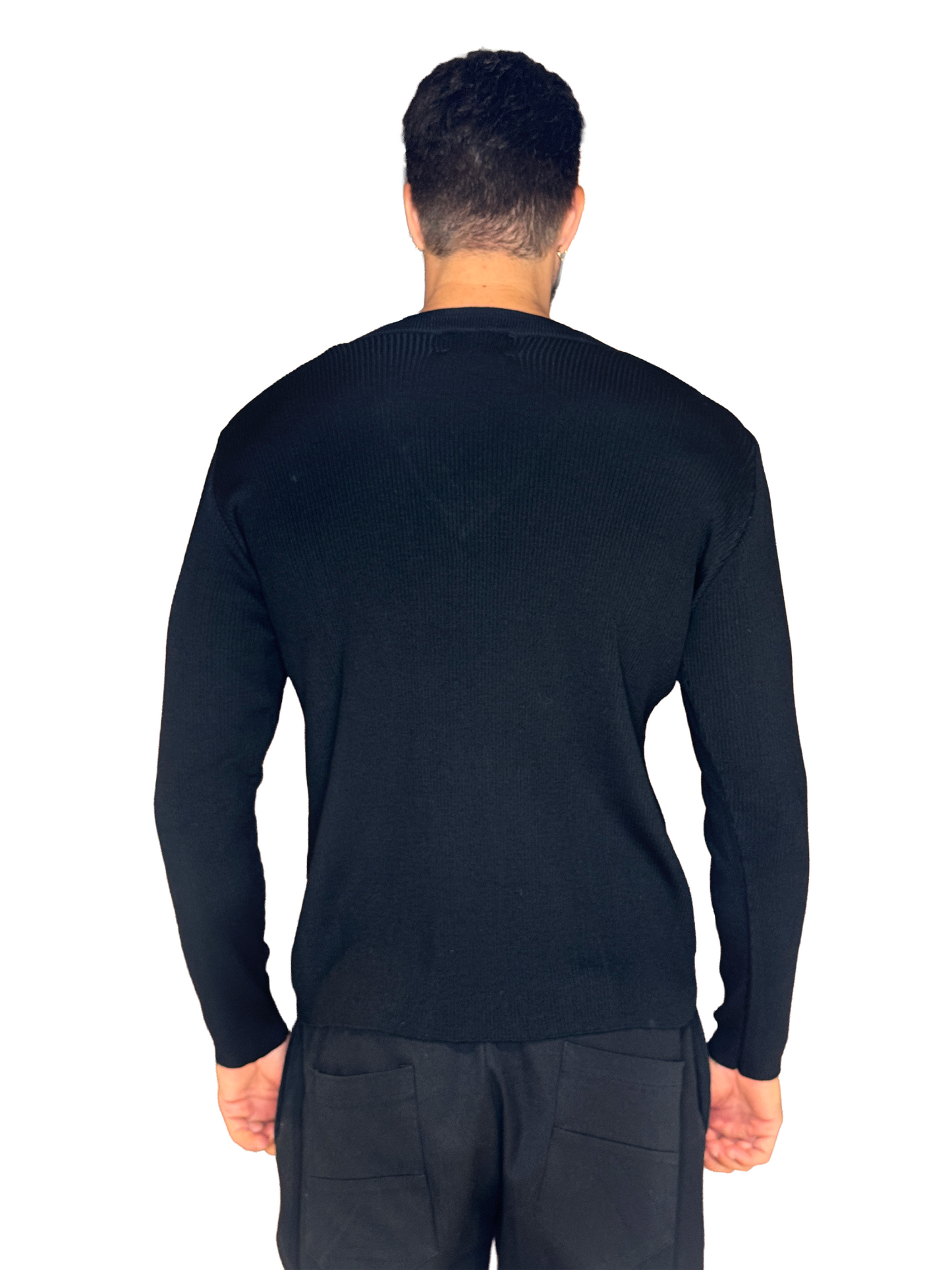 Maglia Costine V Nera