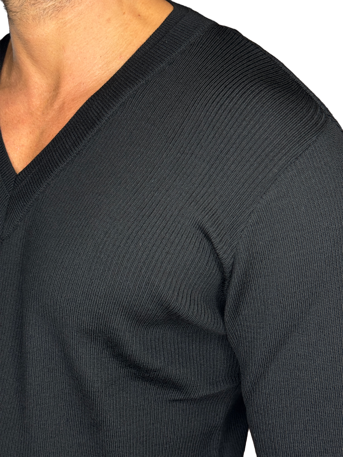 Maglia Costine V Nera