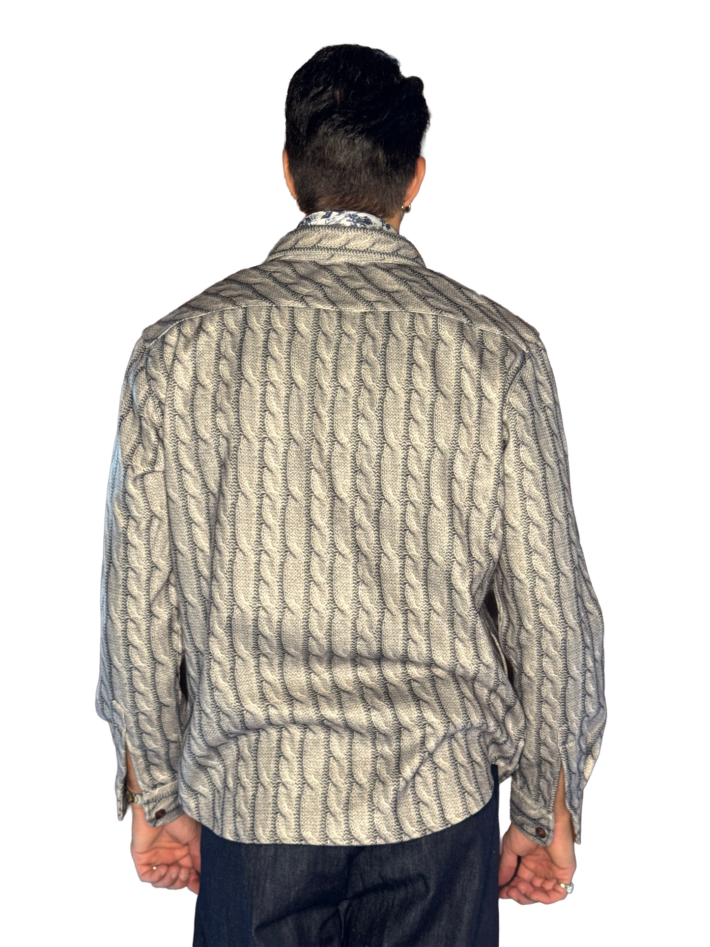 Field Jacket Stampa Intreccio