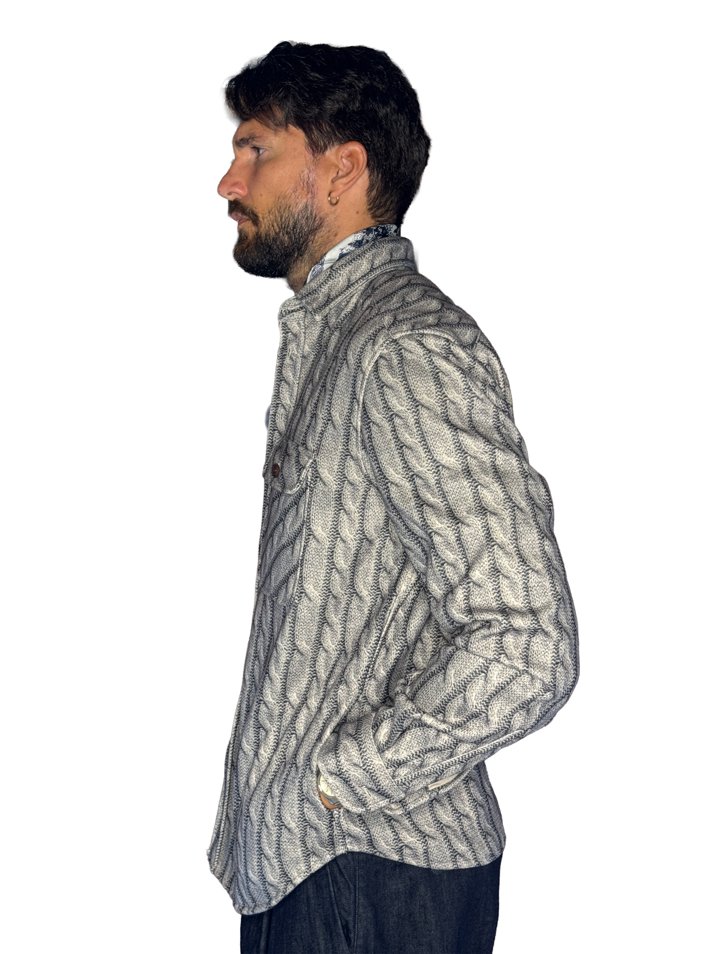 Field Jacket Stampa Intreccio