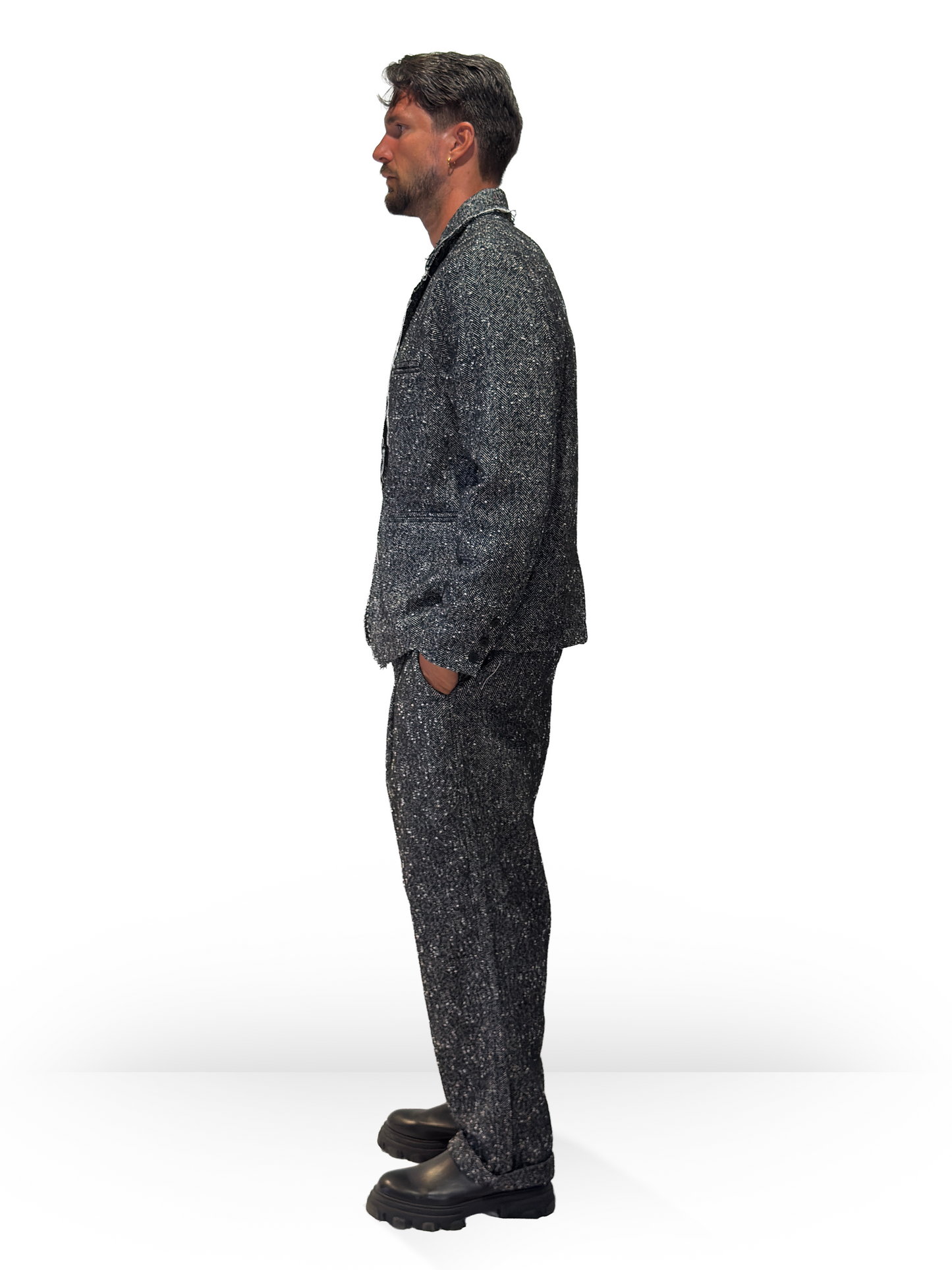 Pantalone Wool Spigato