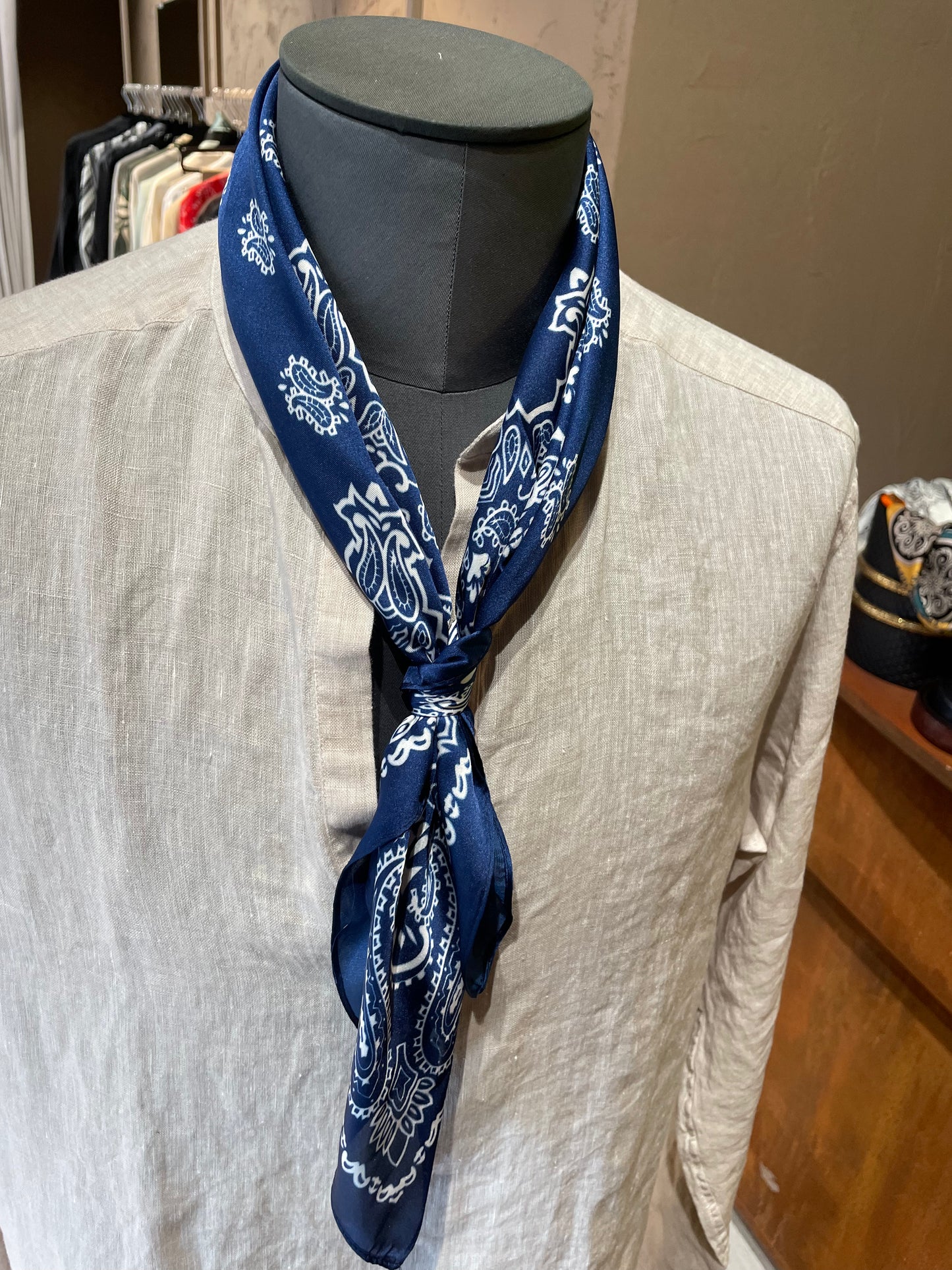 Foulard Bandana Blue