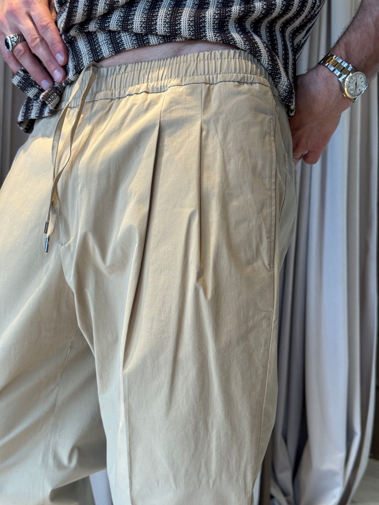 Pantalone Baddy Beige