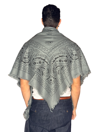 Pashmina Lana Bandana Grey