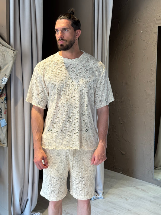 Bermuda Naturale Macrame’ Adriano Lang