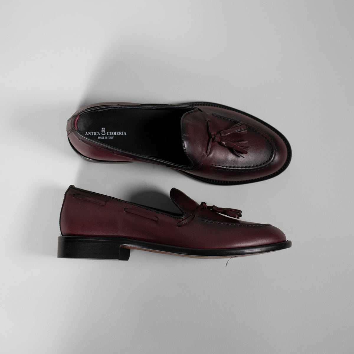 Mocassino Bordeaux nappine