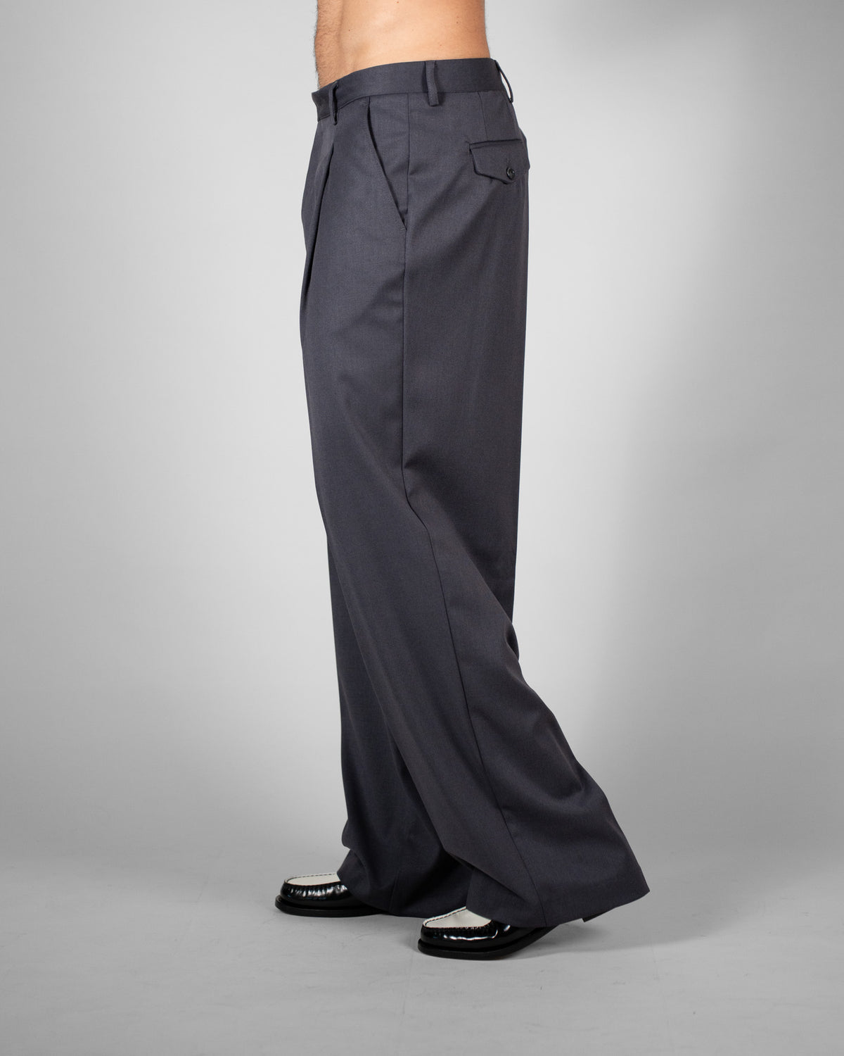 Pantalone Loose Grey