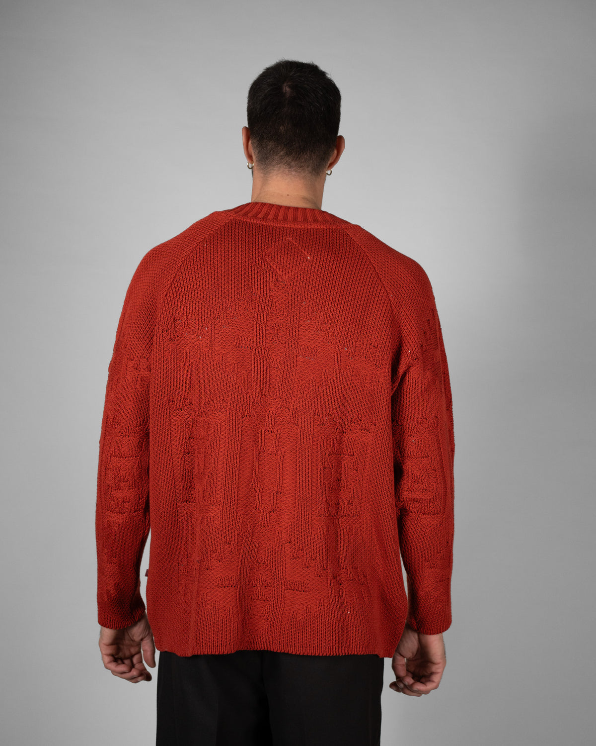 Cardigan Jacquard Etnico