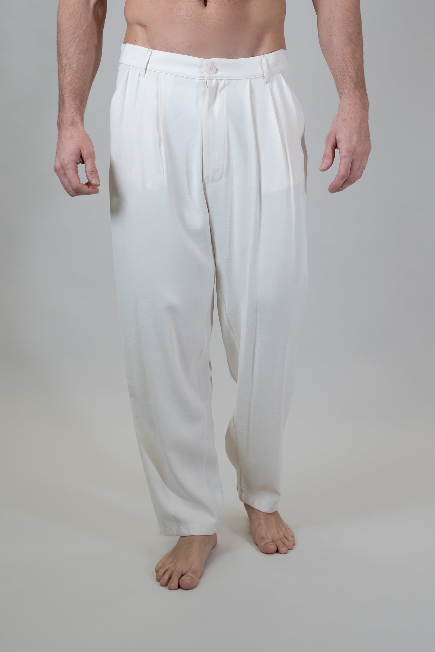 Pantalone Poker White