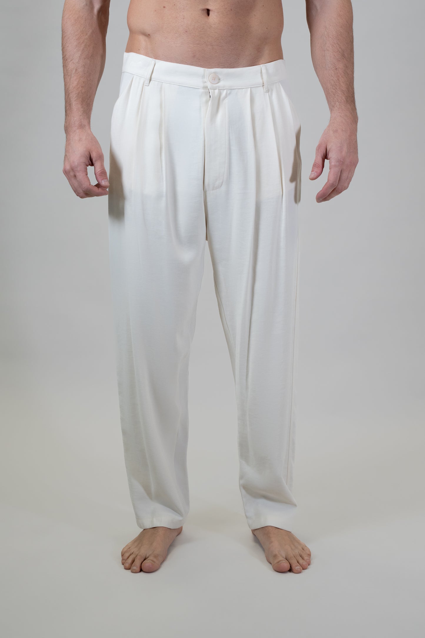 Pantalone Poker White