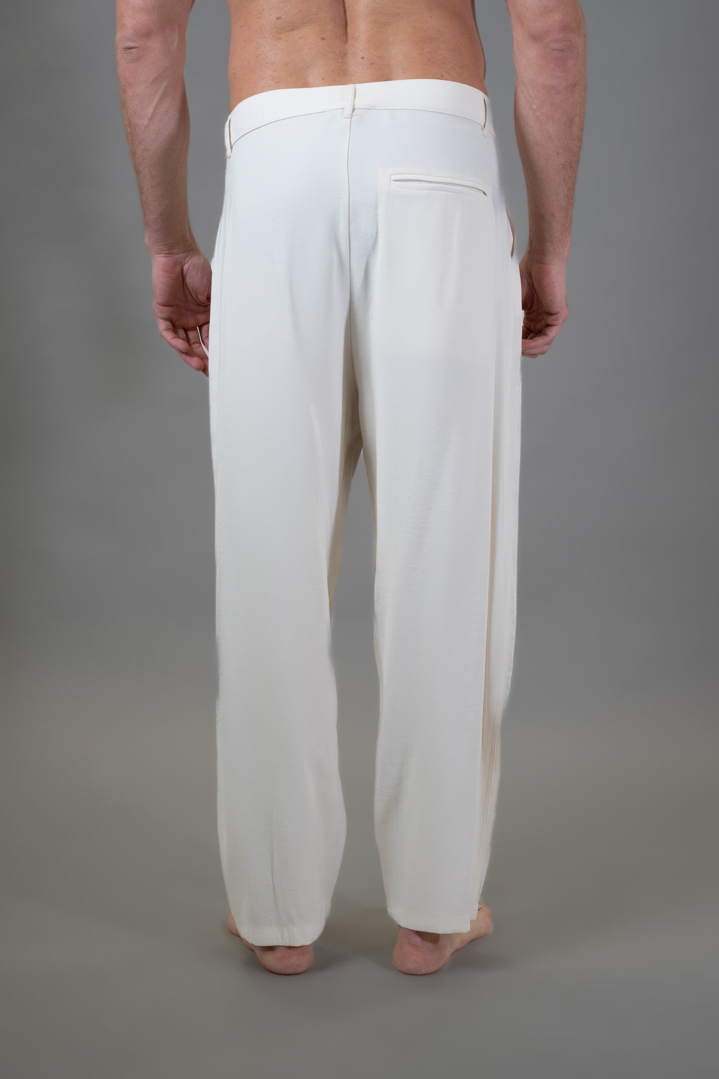 Pantalone Poker White