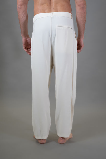 Pantalone Poker White