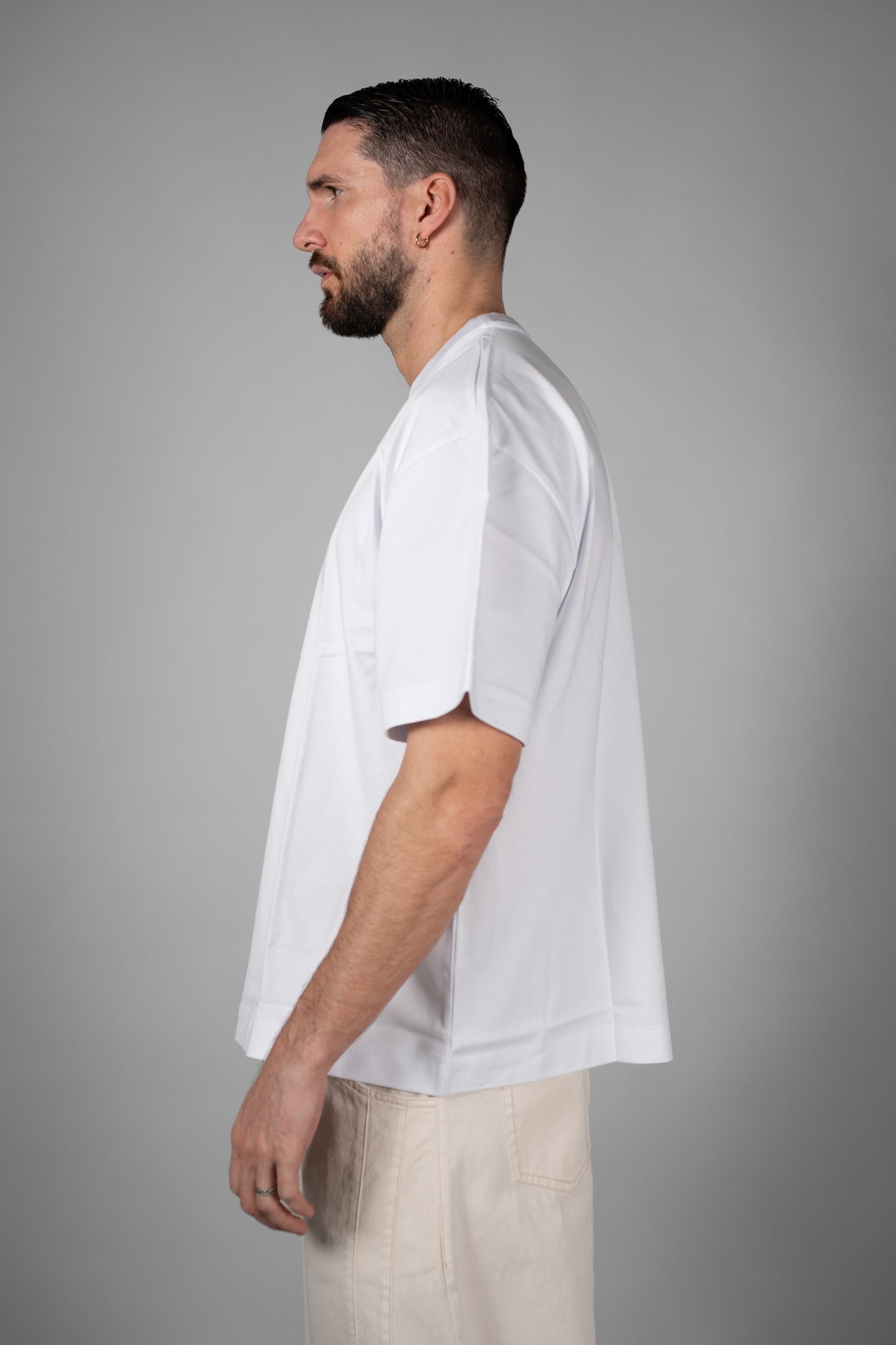 Maglia over bianca