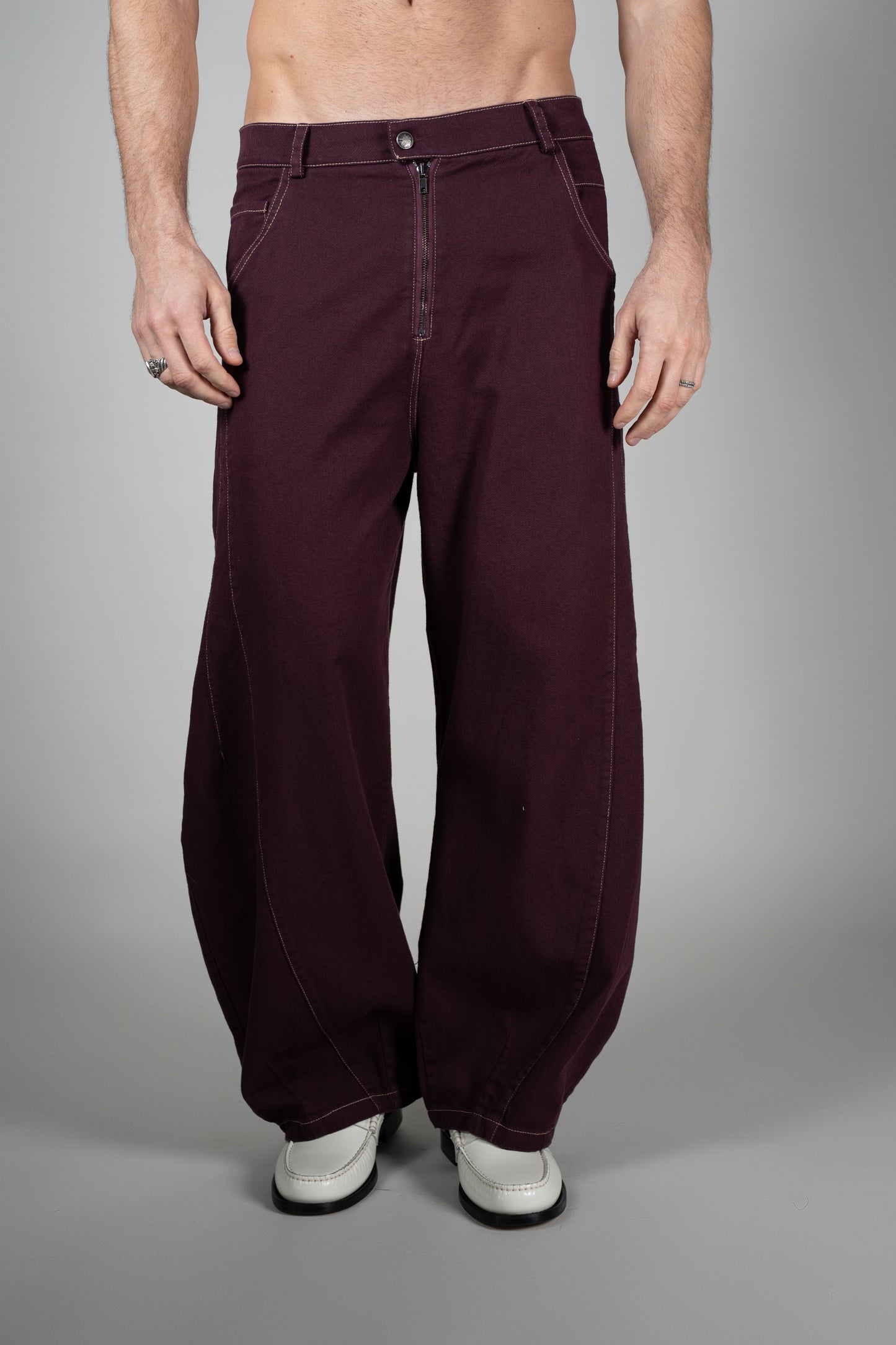 Pantalone Texas Bordeaux