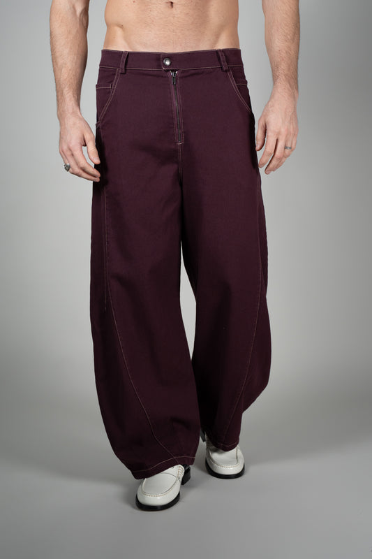 Pantalone Texas Bordeaux