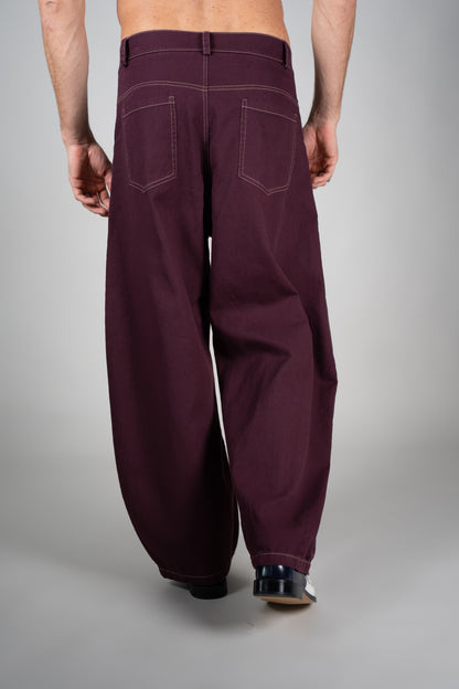 Pantalone Texas Bordeaux