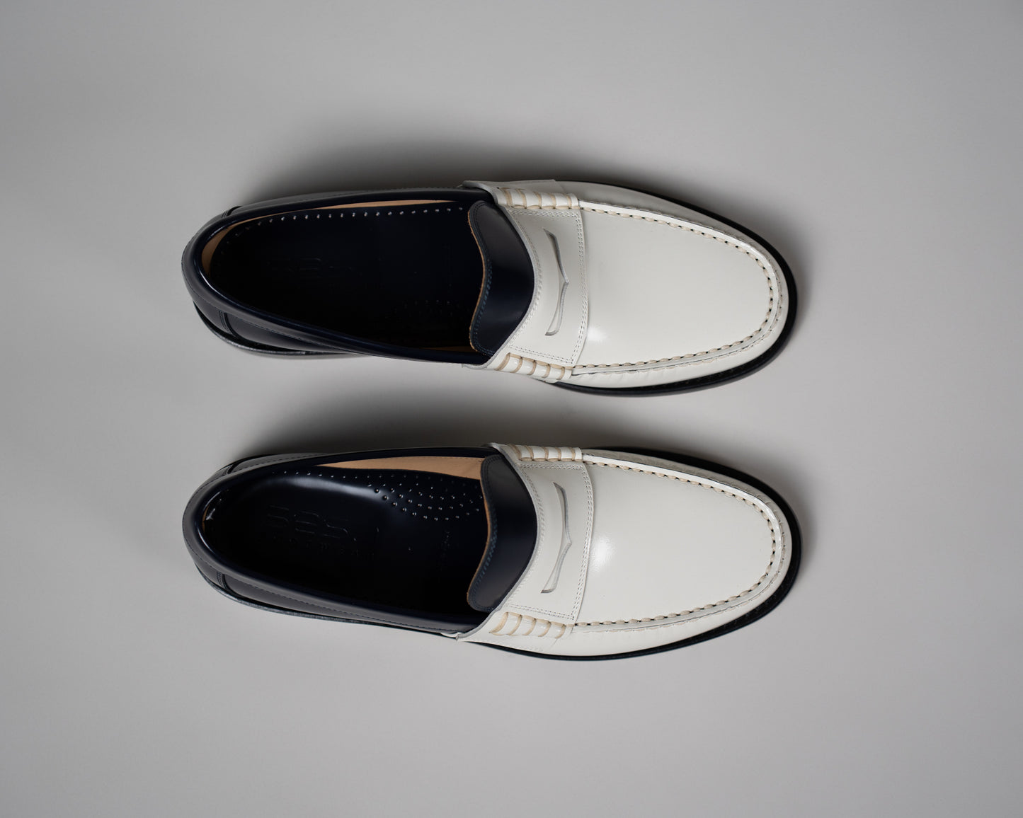 Mocassino Bicolor Ocean/Butter