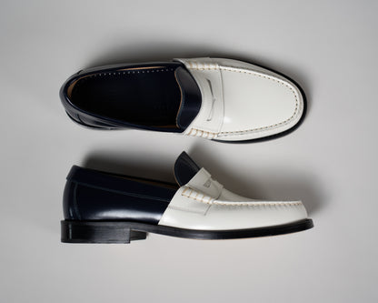 Mocassino Bicolor Ocean/Butter