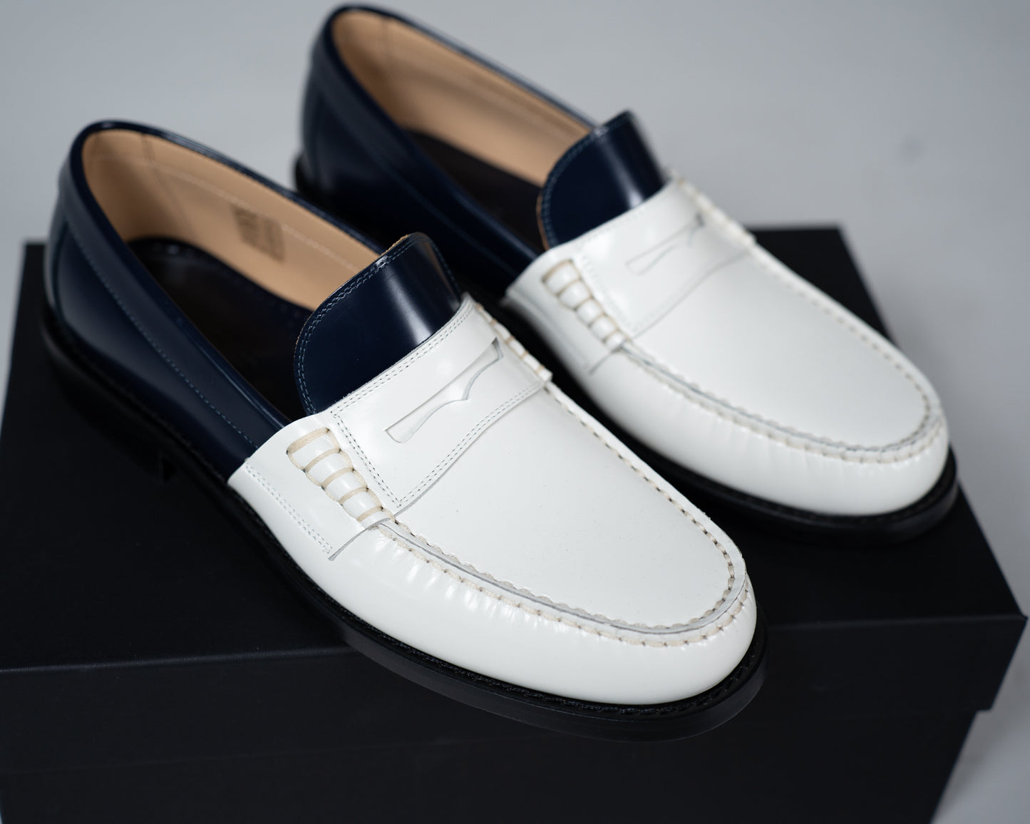 Mocassino Bicolor Ocean/Butter