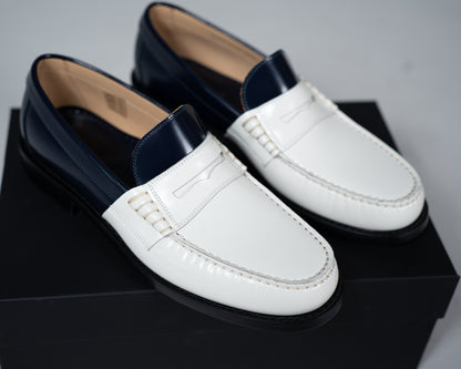 Mocassino Bicolor Ocean/Butter