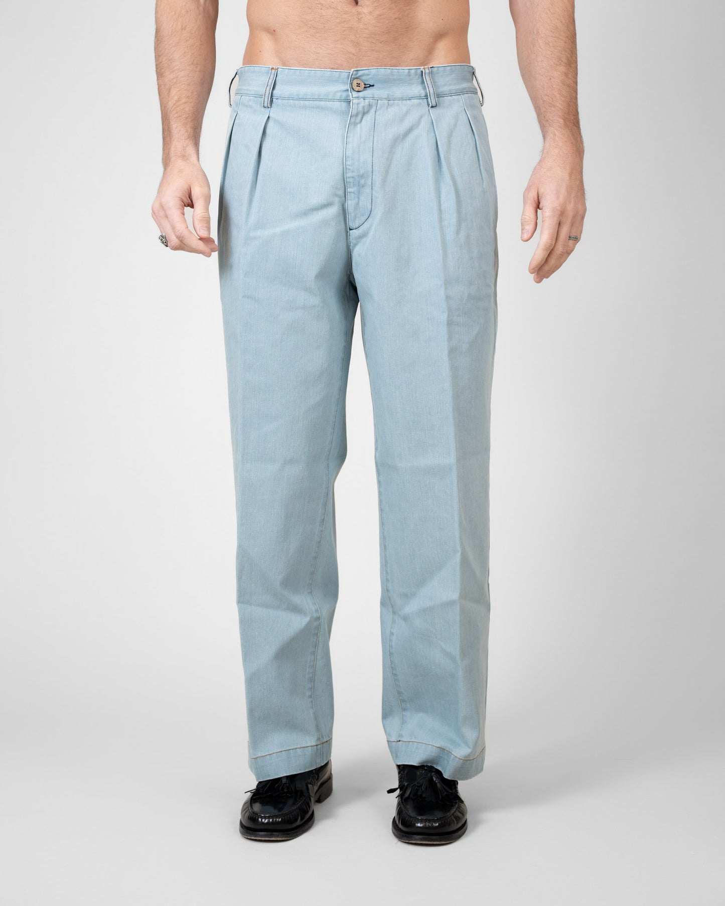 Jeans Pecori Lavaggio Chiaro