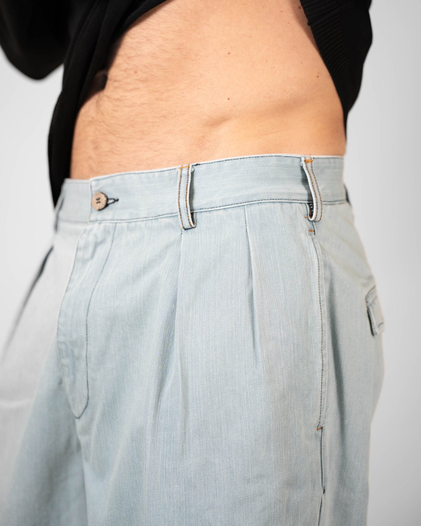 Jeans Pecori Lavaggio Chiaro