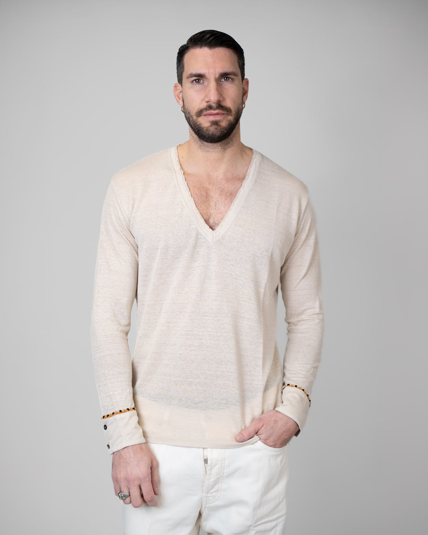 Maglia scollo a V