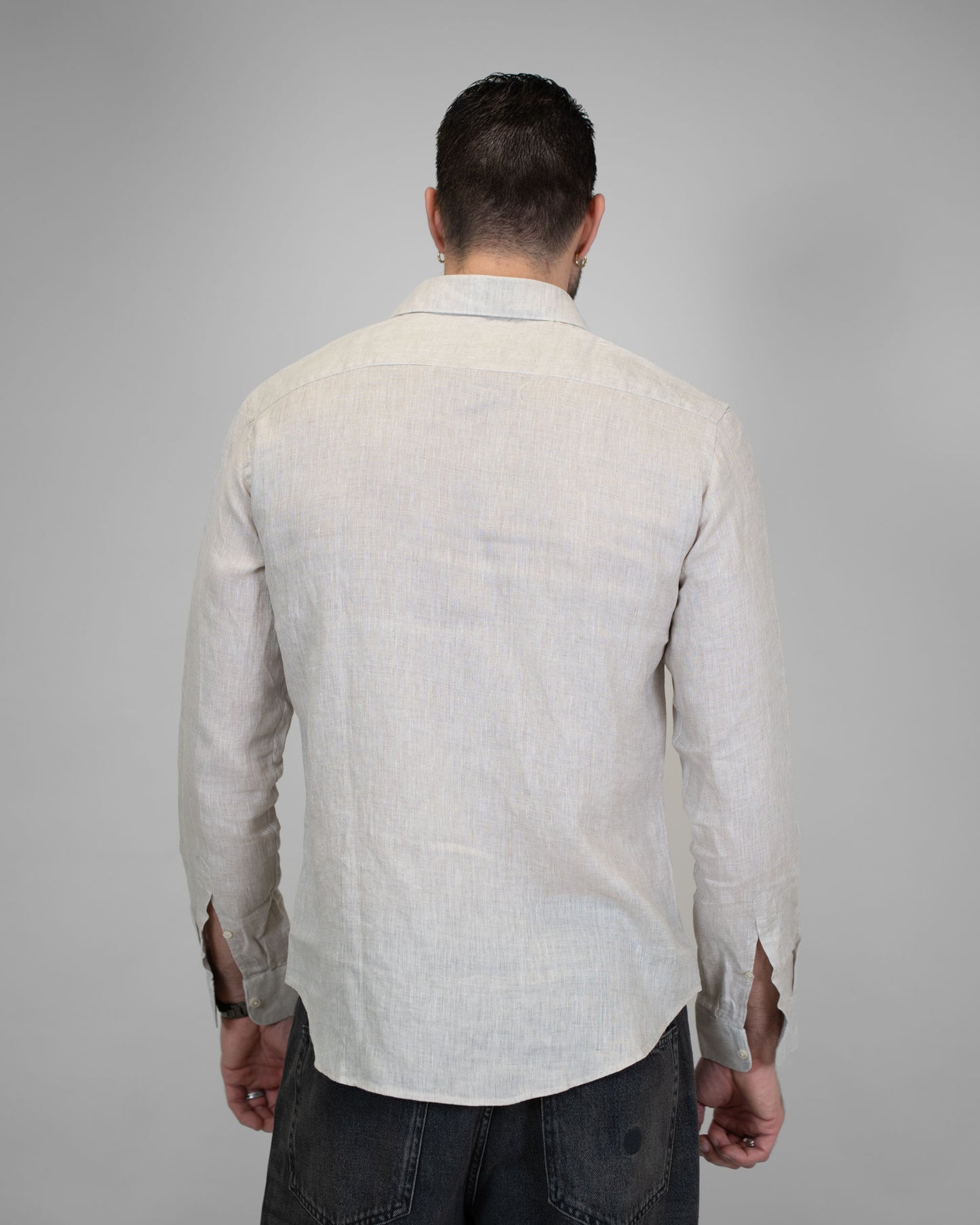 Camicia Lino Beige