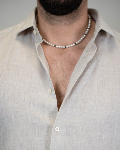 Camicia Lino Beige