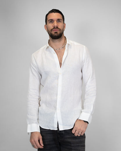 Camicia Lino Bianca