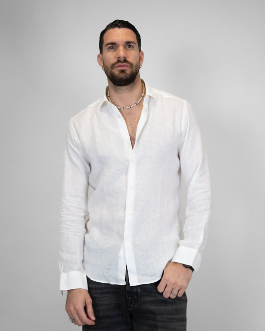 Camicia Lino Bianca