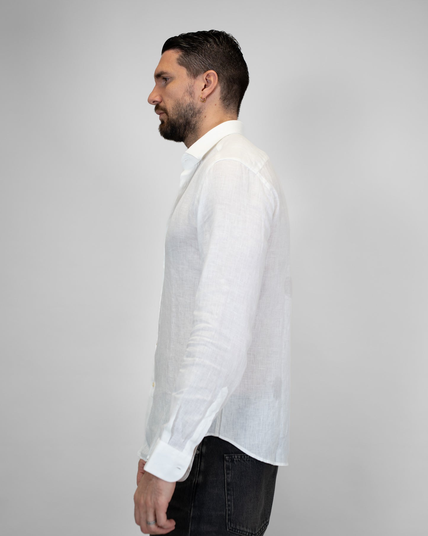 Camicia Lino Bianca