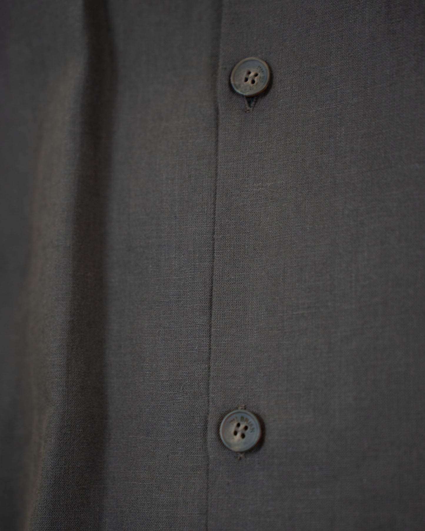 Camicia Lino Marrone Bowling