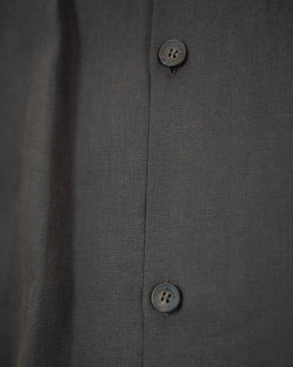 Camicia Lino Marrone Bowling