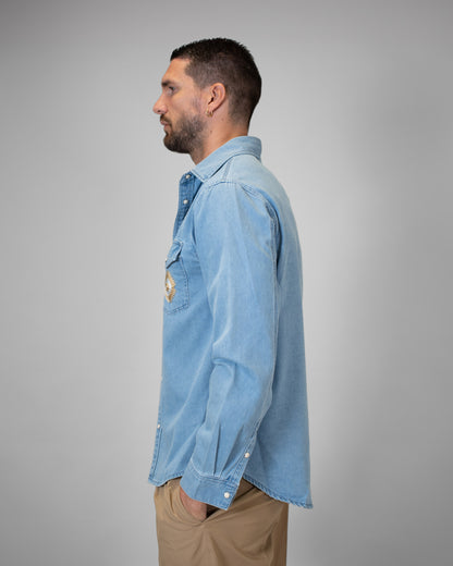 Camicia Denim Ricamo