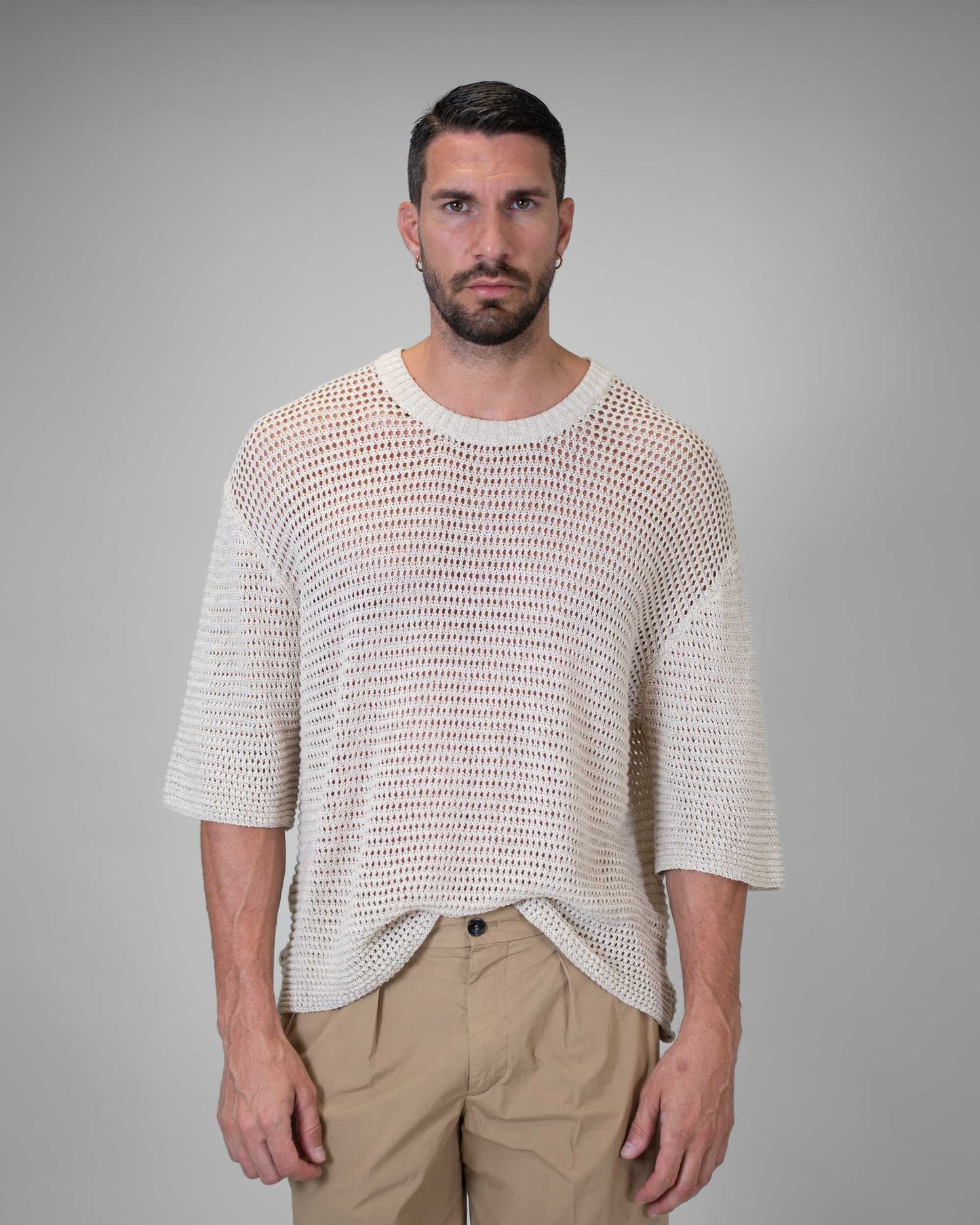 Maglia Rete Beige