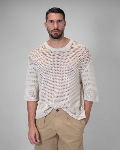 Maglia Rete Beige