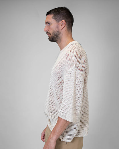 Maglia Rete Beige