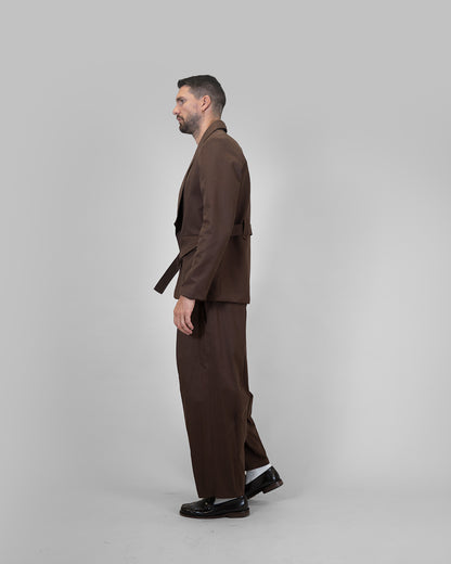 Giacca Corbousier Brown