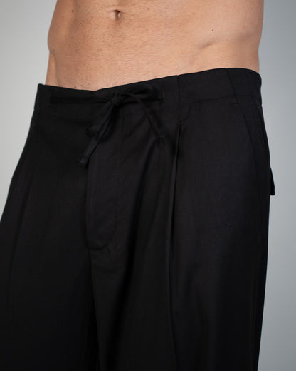 Pantalone Nero Coulisse