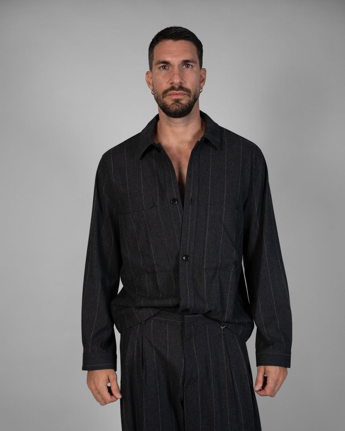 Camicia Coordinato Dark Grey