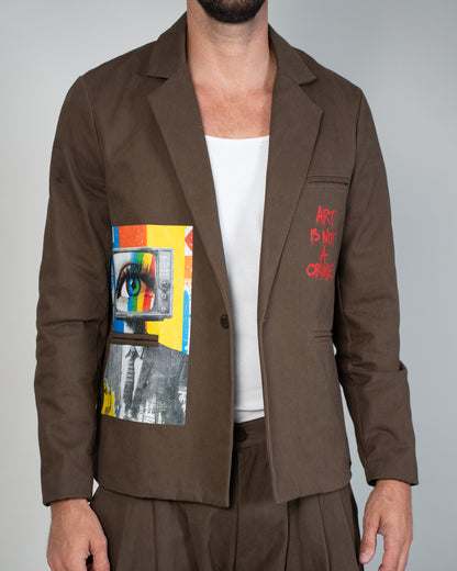 Giacca War Marrone
