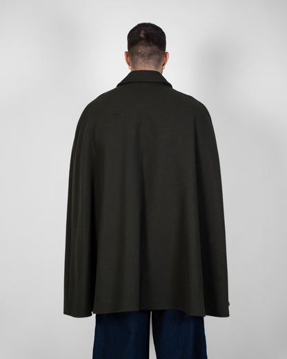 Cappotto Poncho Verde