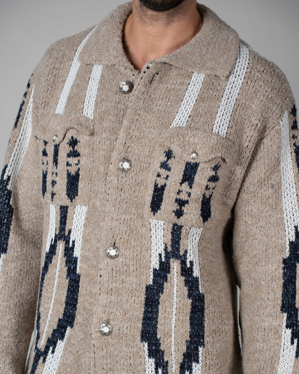 Cardigan Lana Azteco