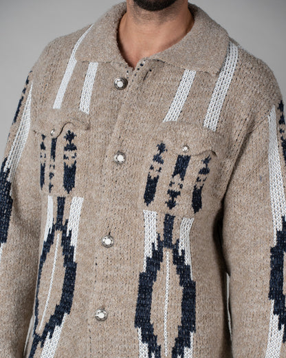 Cardigan Lana Azteco