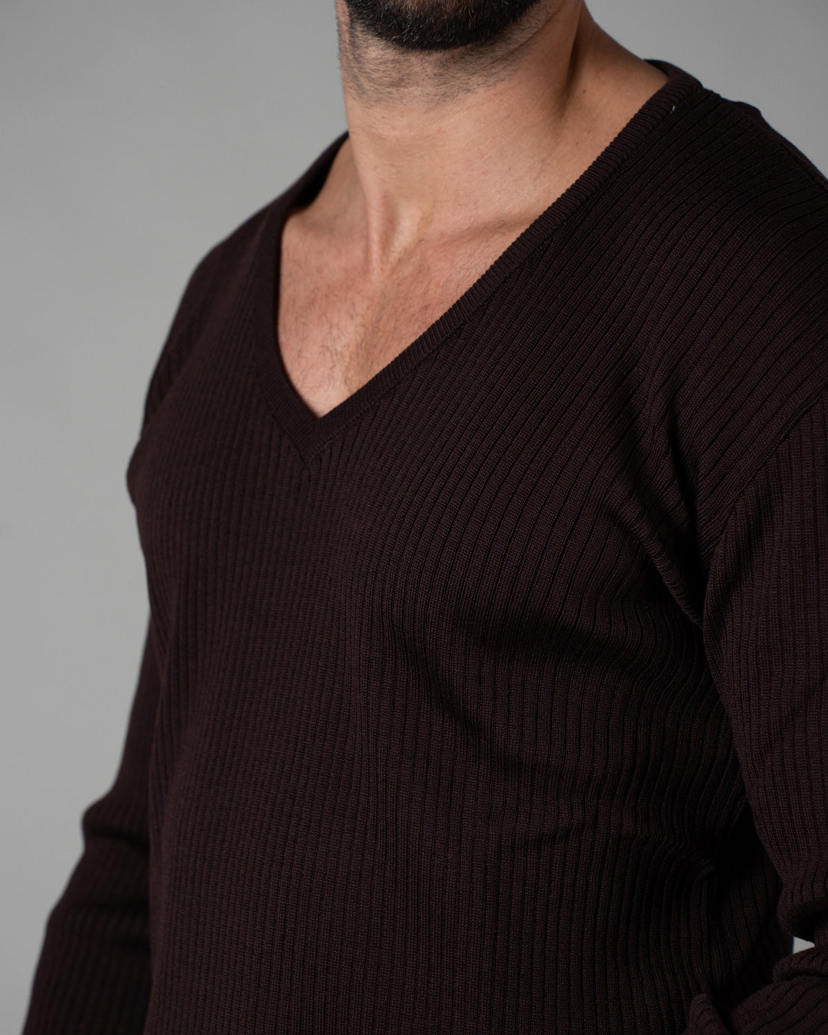 Pullover Marrone V